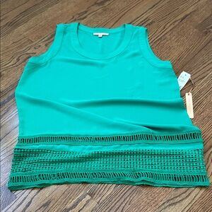 Brand new Gibson Latimer Green Sleeveless Top
